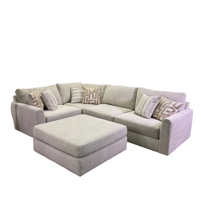 Marlow Modular 4 Piece Sectional in Cream