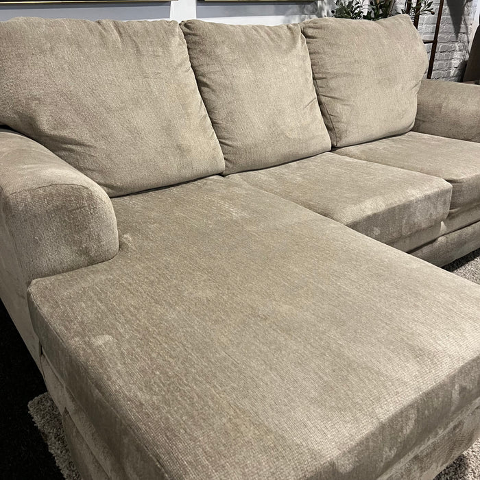 Ashley Cream Sectional with Reversible Chaise