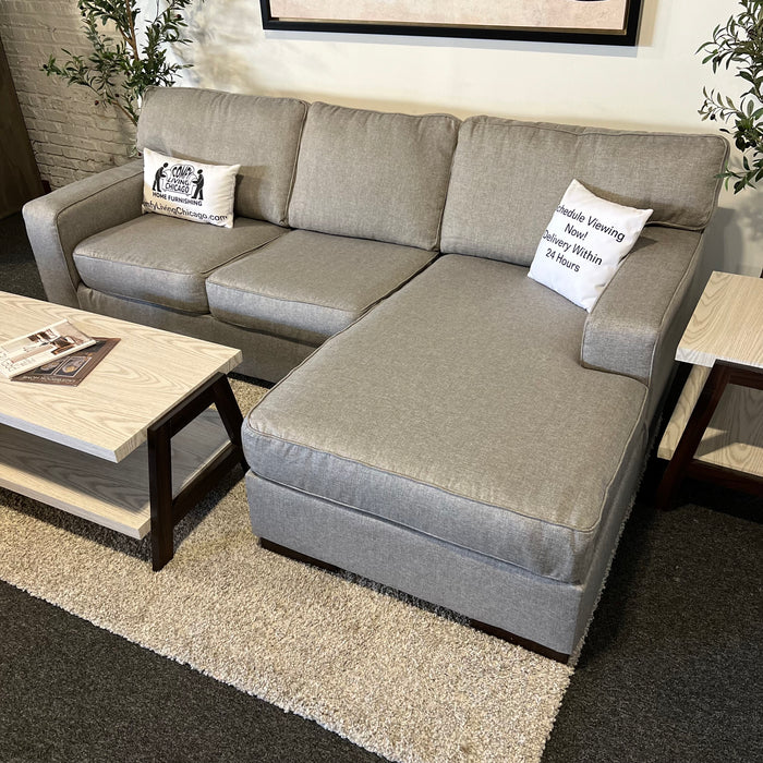 Jonathan Louis Two Piece Sectional in Gray