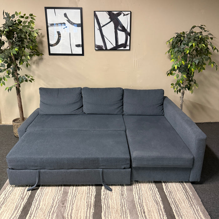 Sleeper Sectional Sofa with Reversible Storage Chaise
