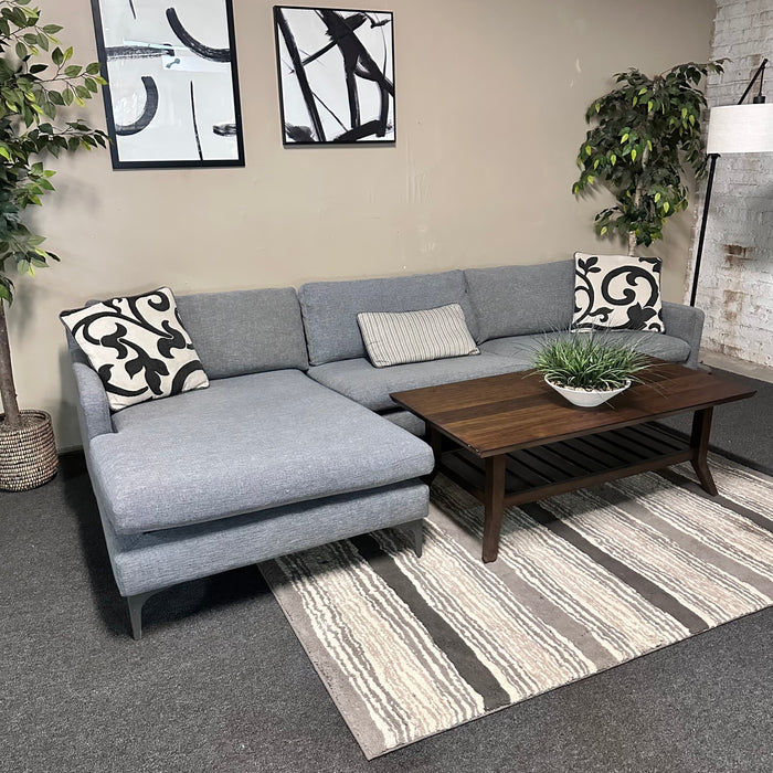 Gray MCM Sectional Sofa