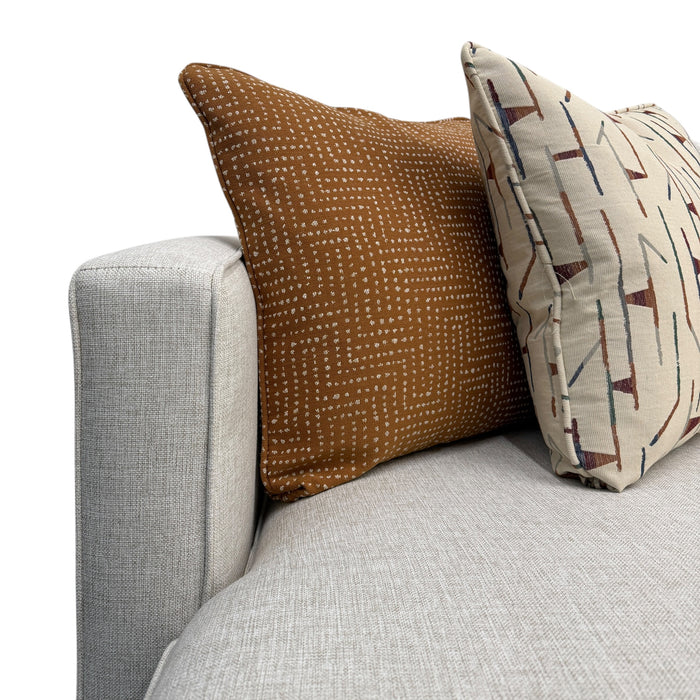 Finley Sectional with Left Facing Chaise in Grande Glacier