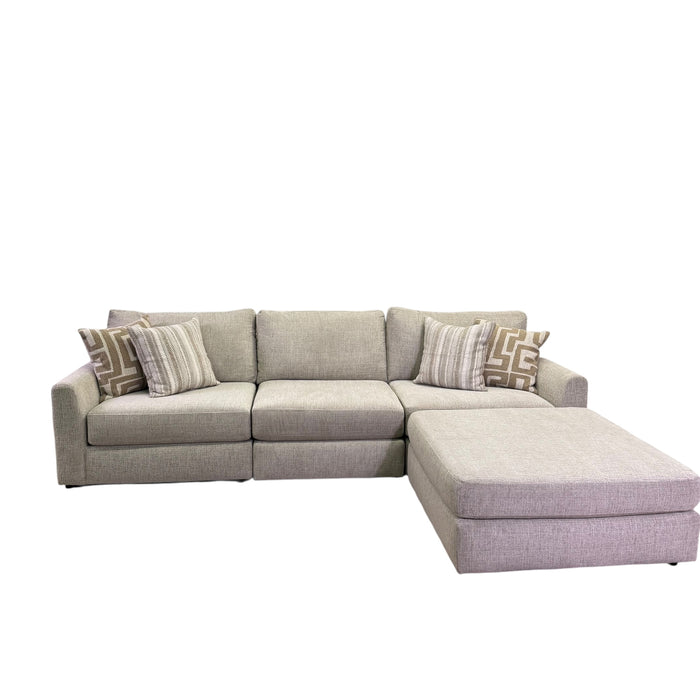 Marlow Modular 4 Piece Sectional in Cream