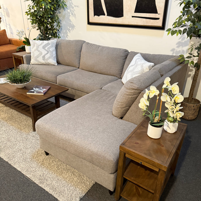 Sectional Sofa with Bumper Chaise