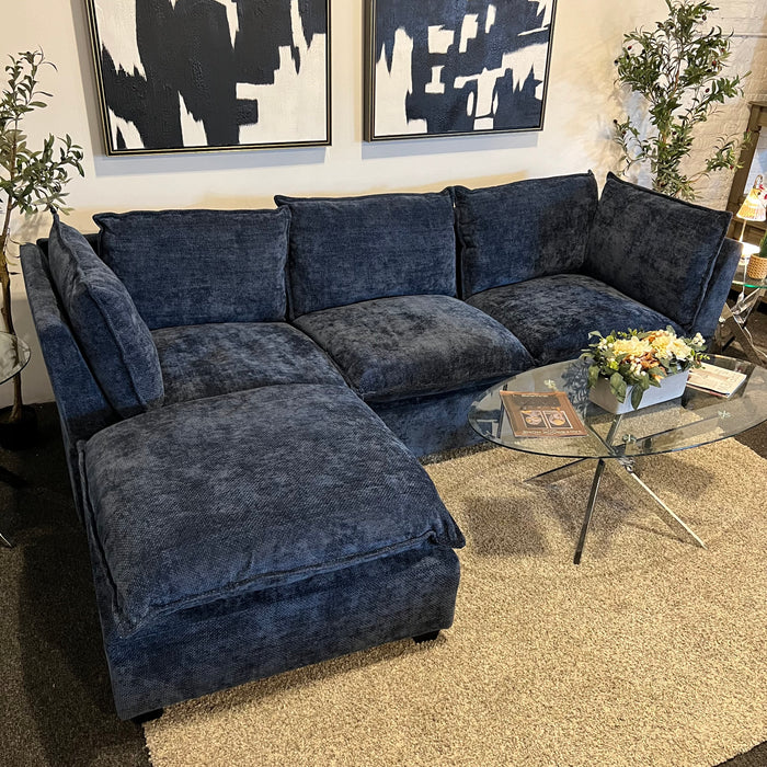 Modular Sectional Dream Couch in Navy Blue