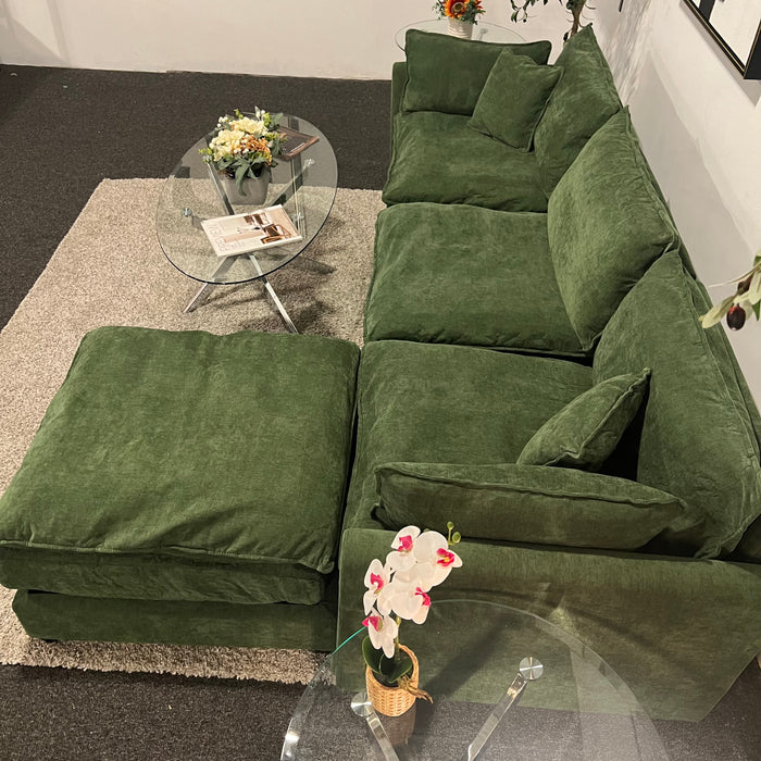 Modular Sectional Dream Couch in Olive Green