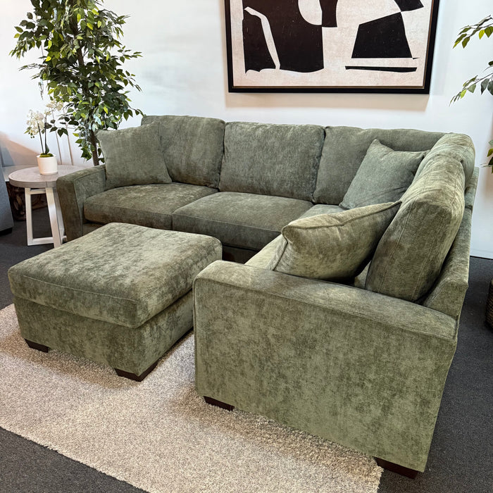 Alton Modular Sectional in Olive Green