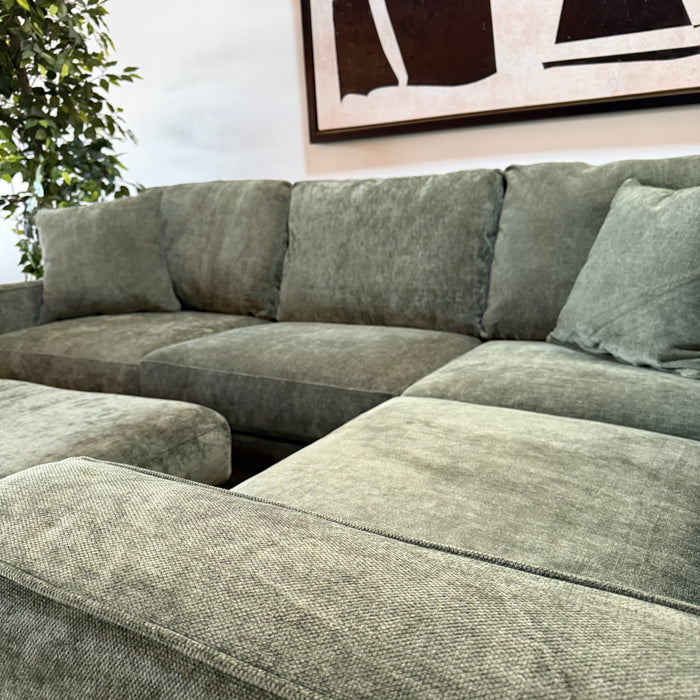 Alton Modular Sectional in Olive Green