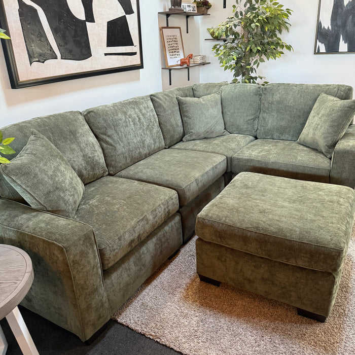 Alton Modular Sectional in Olive Green