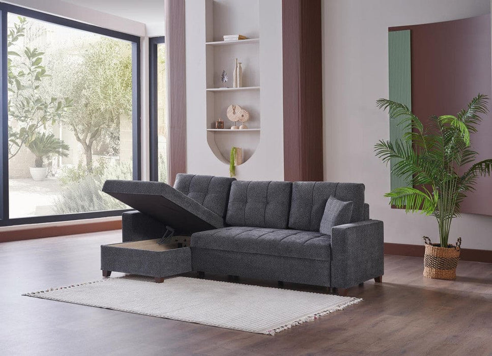 Mocca Sleeper Sectional 3 Pieces         by Bellona