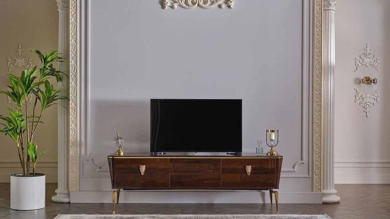 Plaza Tv Stand (Plaza Walnut (Plaza Teks)	 by Bellona