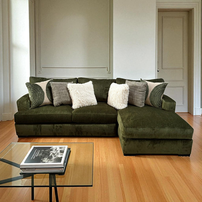 Loft Sectional Sofa with USB Chargers