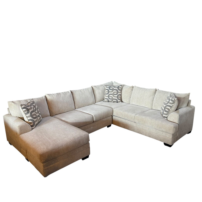 Prairie U Shape Sectional Sofa in Cream