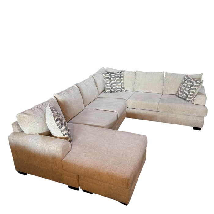 Prairie U Shape Sectional Sofa in Cream
