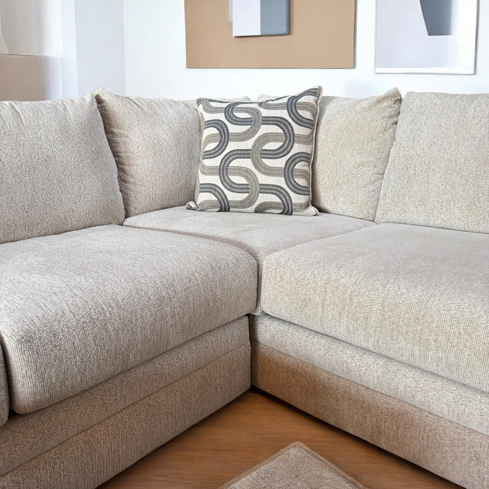 Prairie U Shape Sectional Sofa in Cream