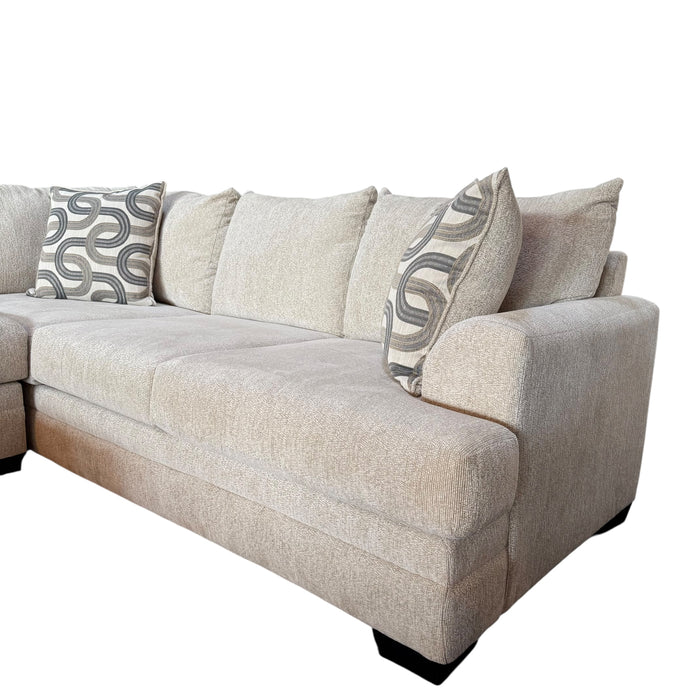 Prairie U Shape Sectional Sofa in Cream