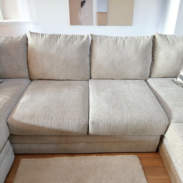 Prairie U Shape Sectional Sofa in Cream