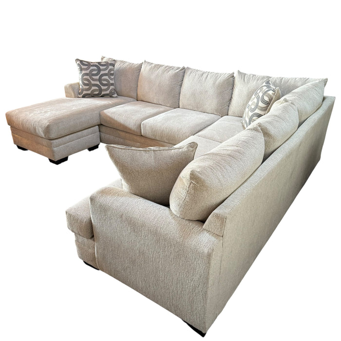Prairie U Shape Sectional Sofa in Cream