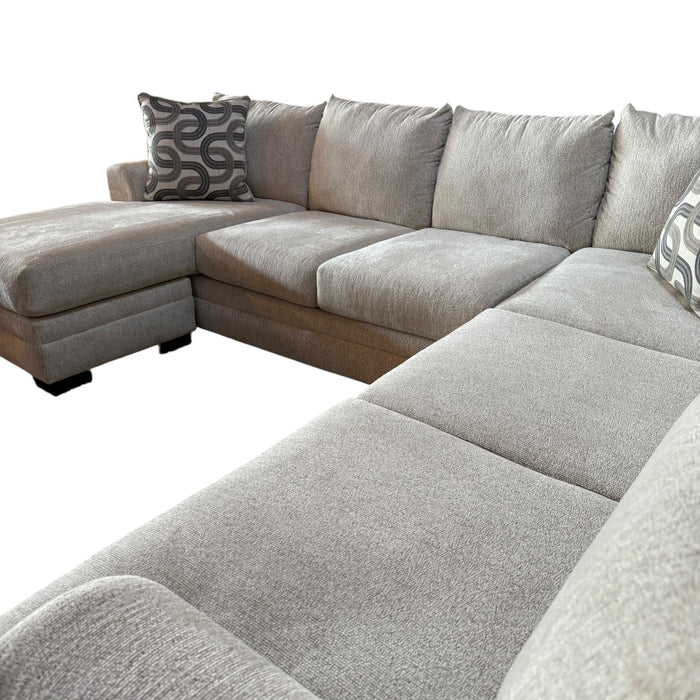 Prairie U Shape Sectional Sofa in Cream