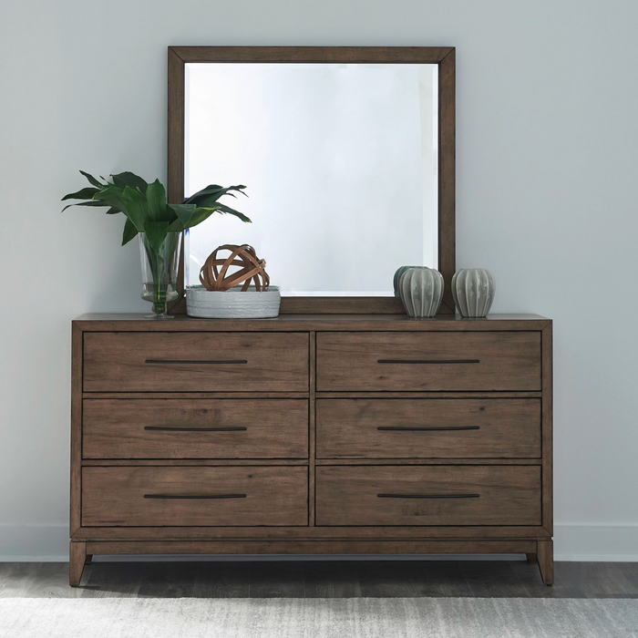 Hearthland 6 Drawer Dresser & Mirror