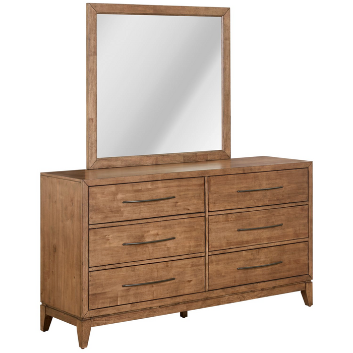 Hearthland 6 Drawer Dresser & Mirror