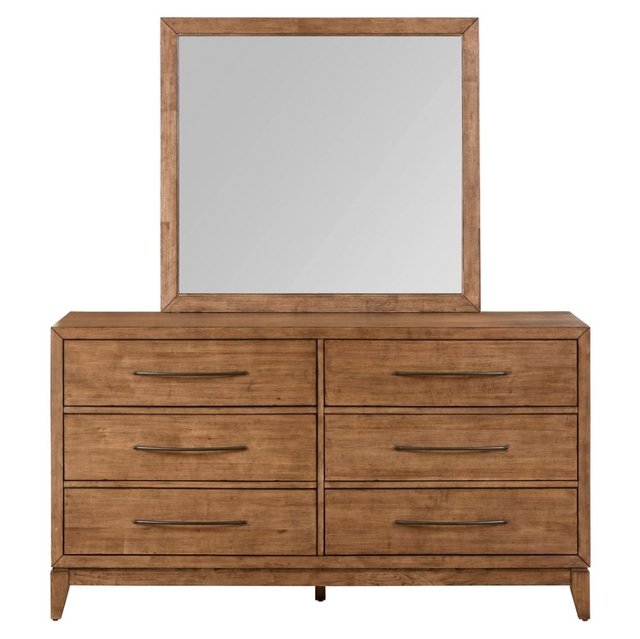 Hearthland 6 Drawer Dresser & Mirror
