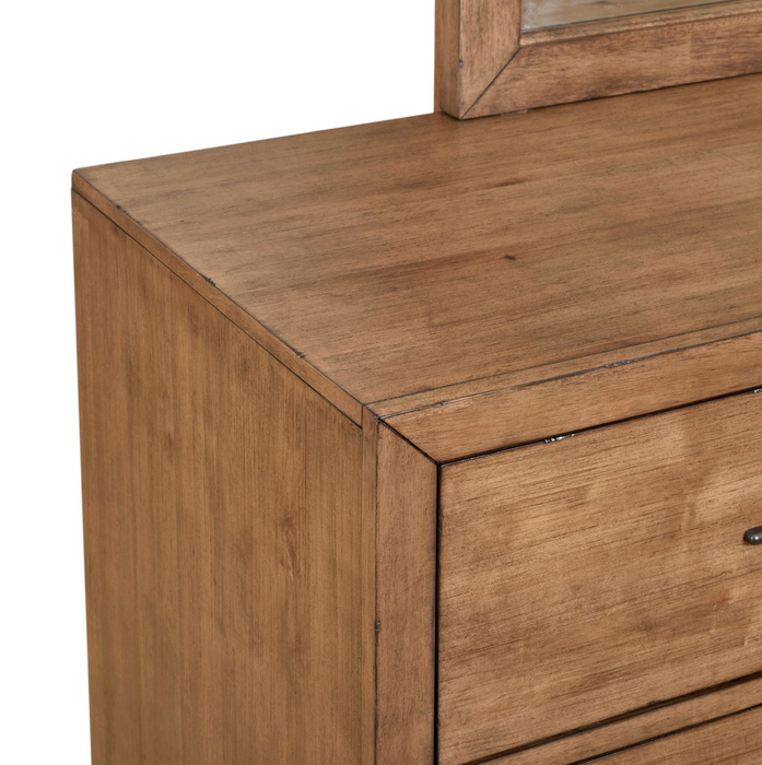 Hearthland 6 Drawer Dresser & Mirror