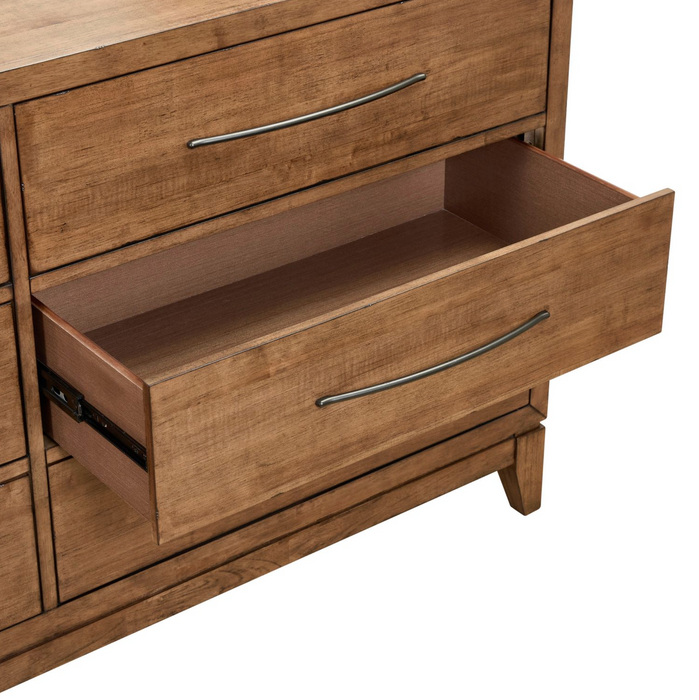 Hearthland 6 Drawer Dresser & Mirror