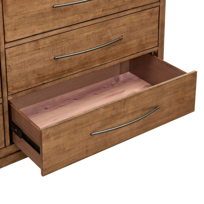 Hearthland 6 Drawer Dresser & Mirror