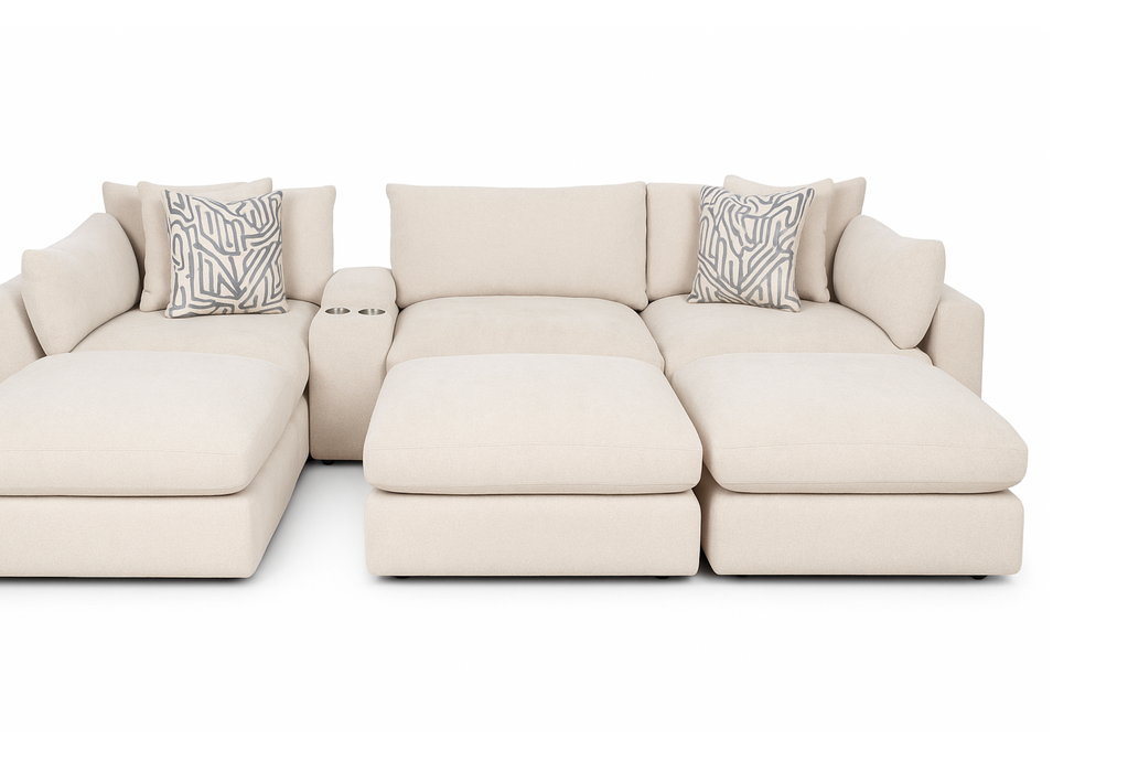 Dream Modular Sectional in Cream