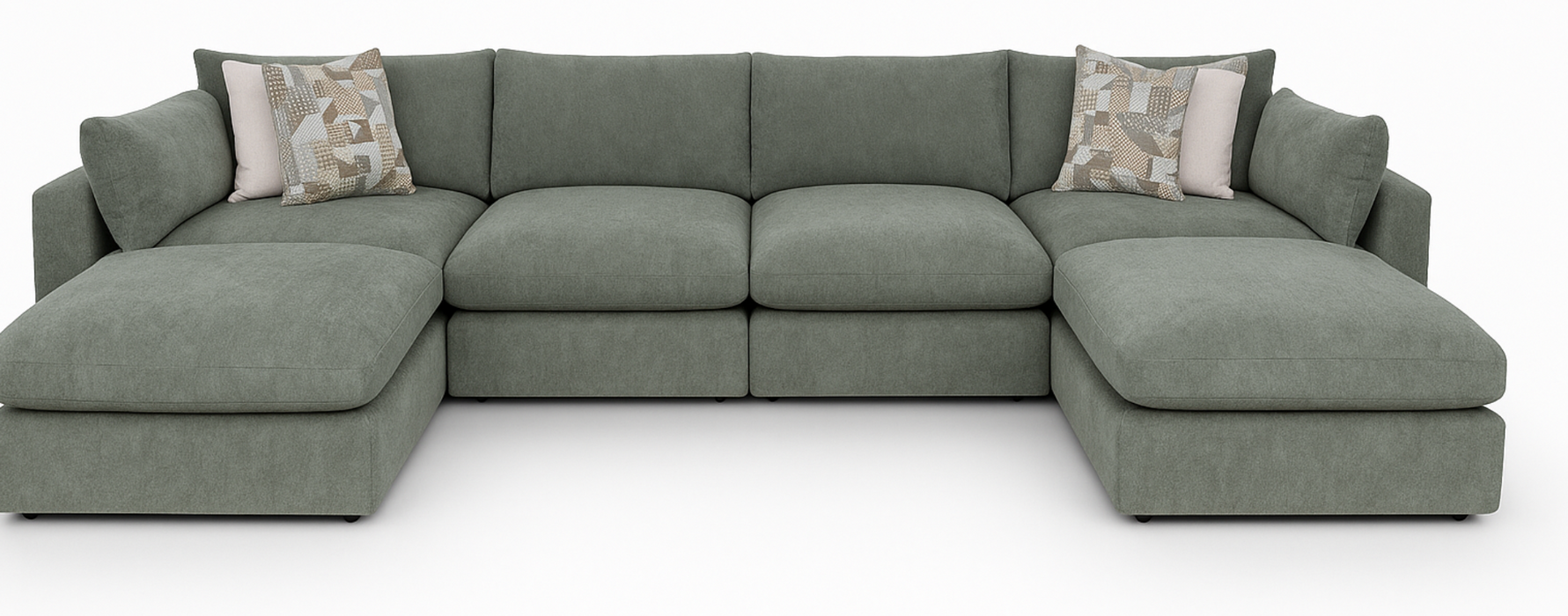Dream Modular Sectional in Green