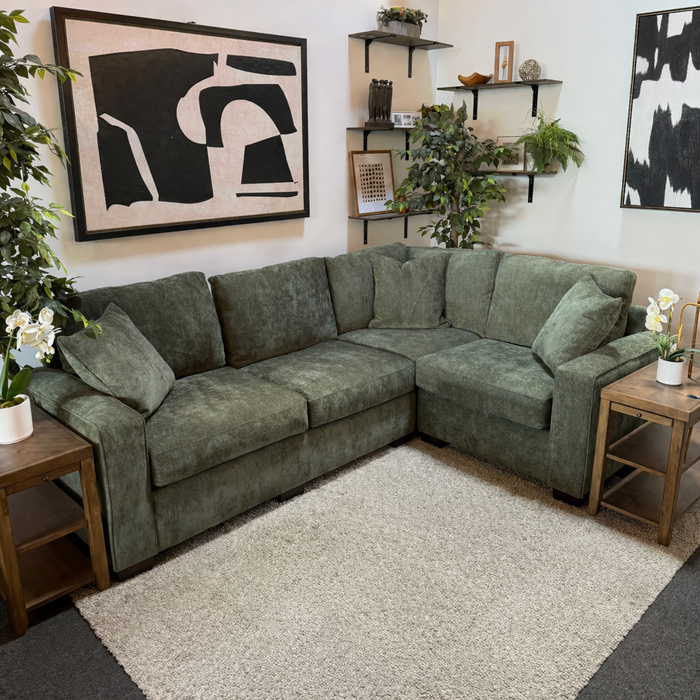 Alton Modular Sectional in Olive Green