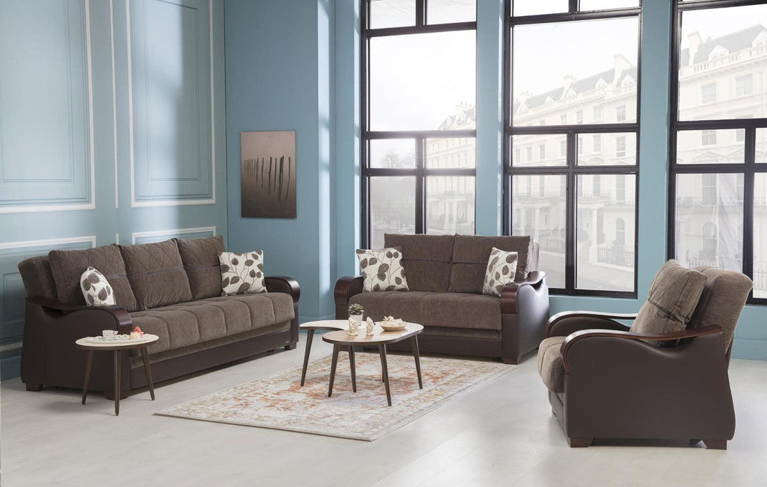 Bennett Living Room Set Sofa Loveseat Armchair by Bellona