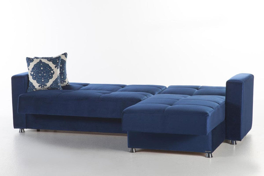 Elegant Sleeper Sectional Storage Chaise by Bellona