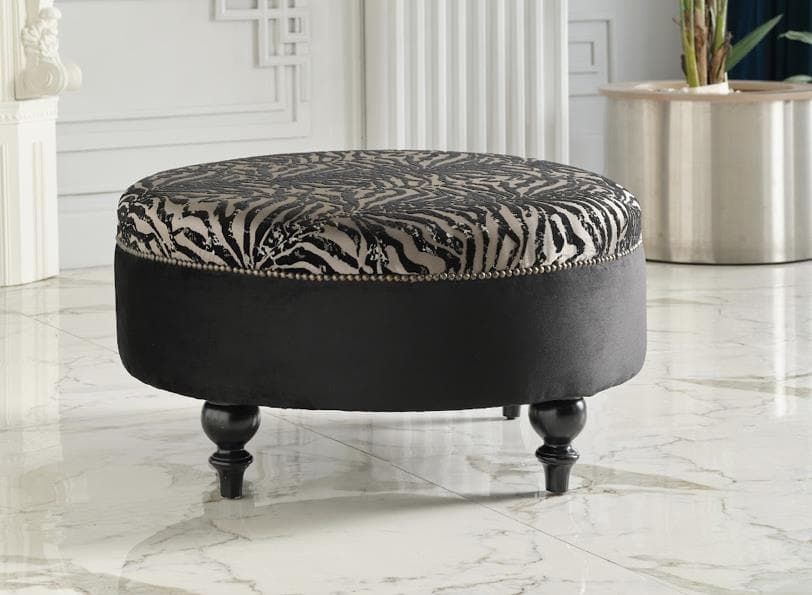 Gaze Ottoman (Gaze Main/Duca Black)	 by Bellona