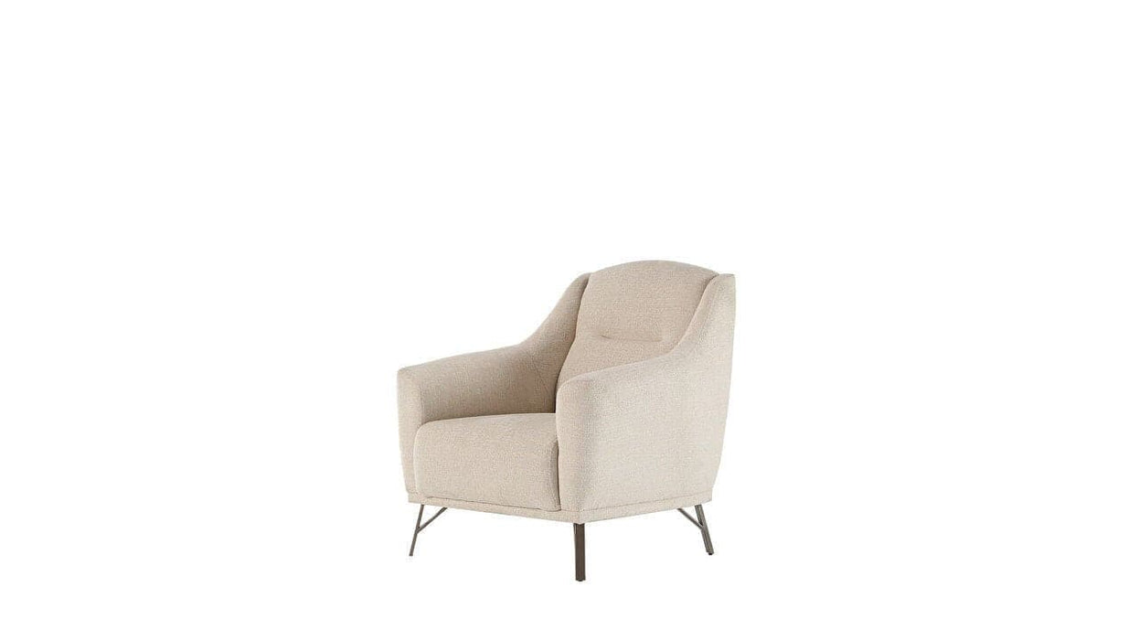 Mirante Accent Chair (Beatto Cream) by Bellona