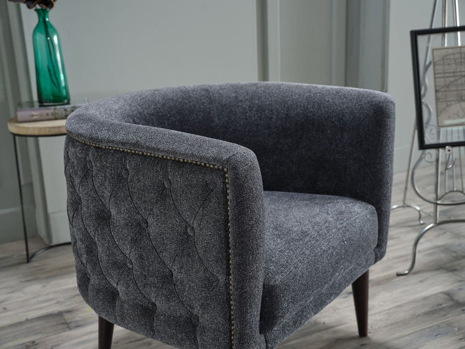 Selma Accent Armchair (Selma Grey)	 by Bellona