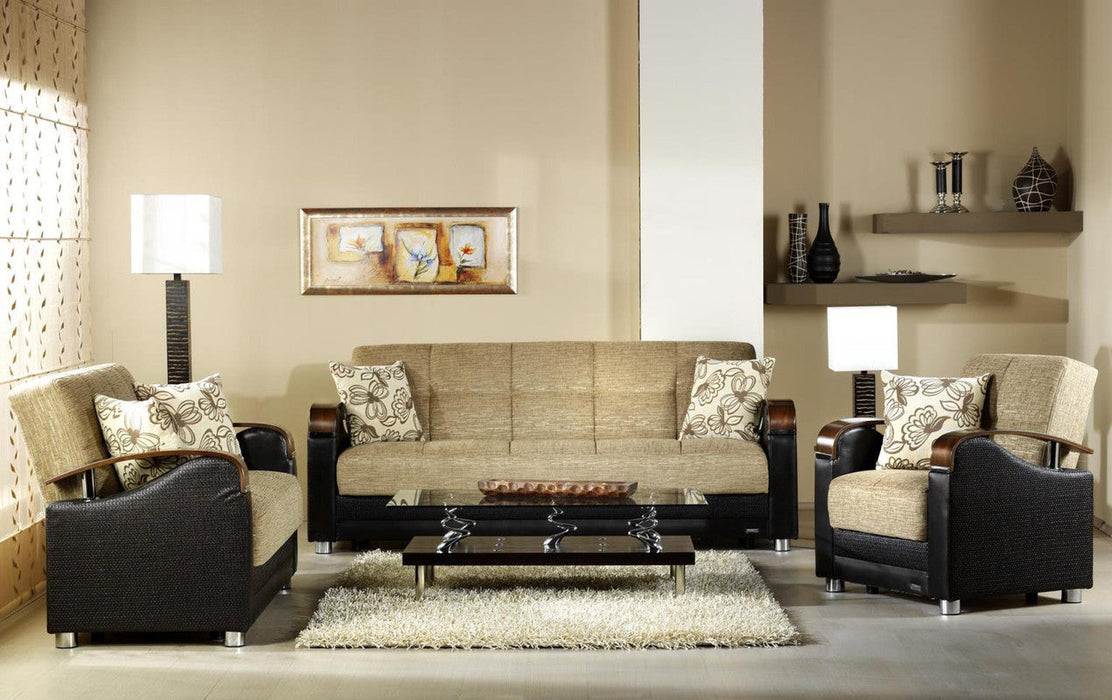 Luna Regal 3 Seat Sleeper Sofa by Bellona