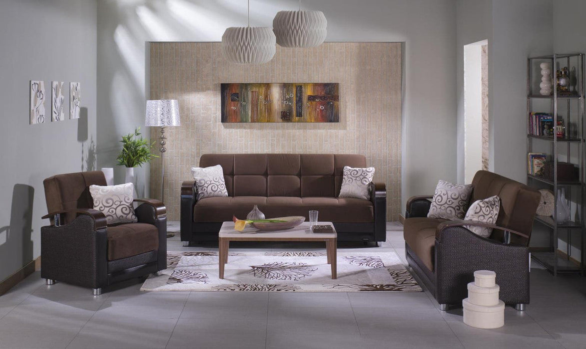 Luna Living Room Set Sofa Loveseat Armchair by Bellona