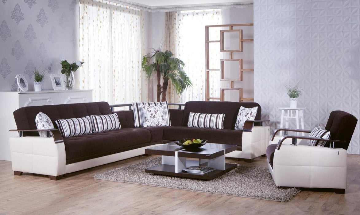 Natural Sleeper Sectional by Bellona