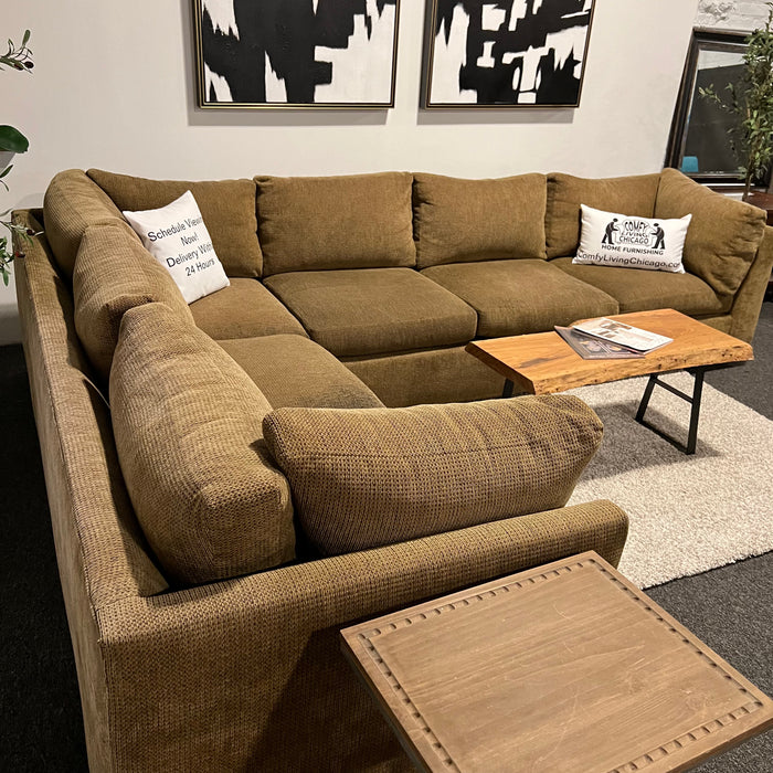 Caramel 2pc Corner Sectional