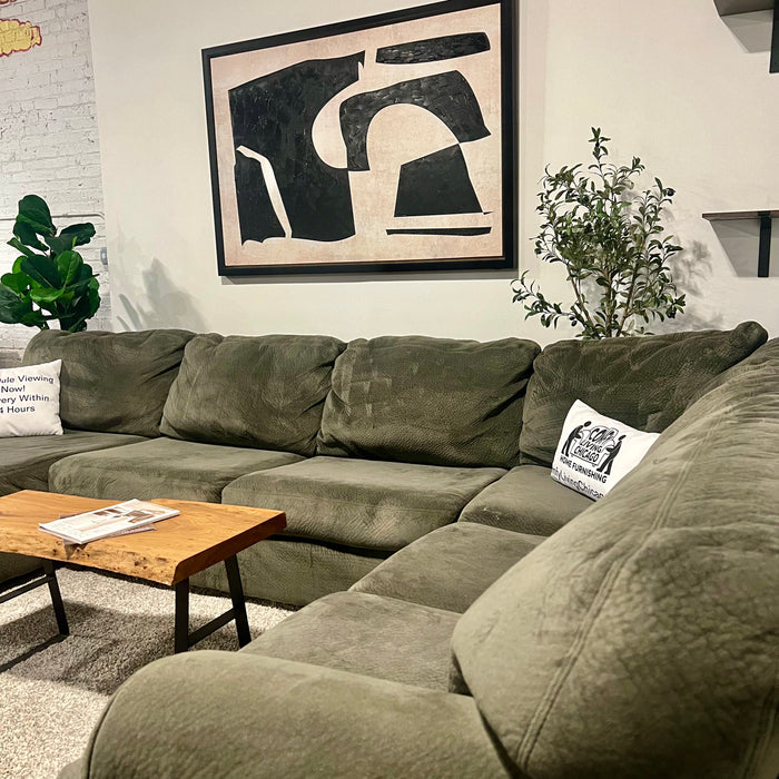 Ashley Dark Gray Ushape Sectional