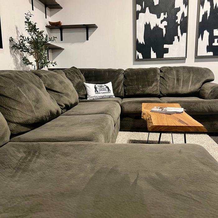 Ashley Dark Gray Ushape Sectional