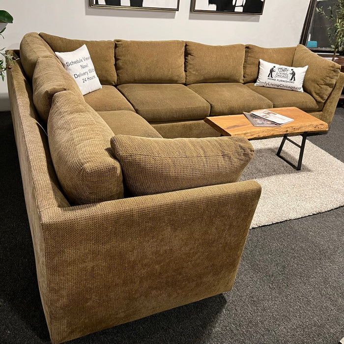 Caramel 2pc Corner Sectional