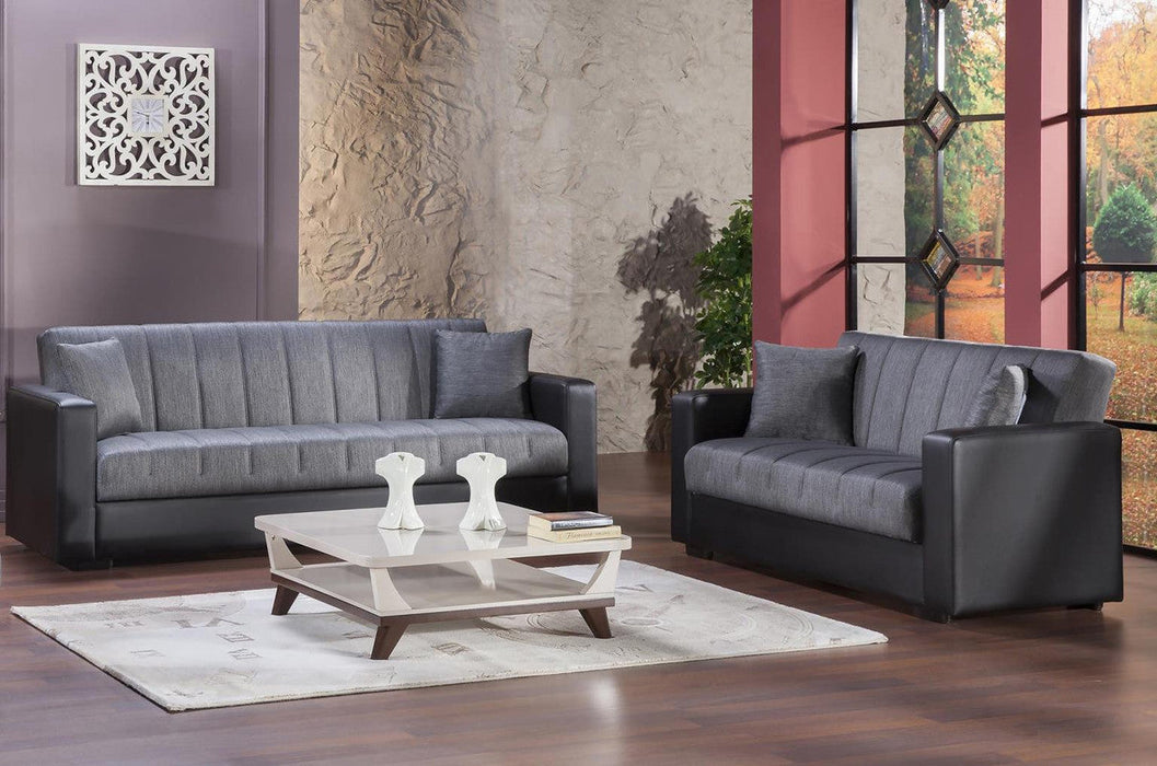 Sidney Love Seat (Bolzoni Gray) 2 Pieces	 by Bellona