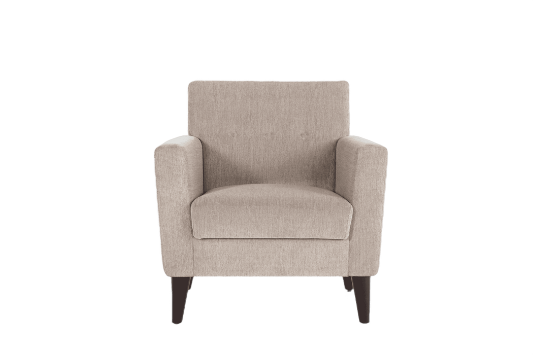 Theo Accent Chair and Ottoman by Bellona